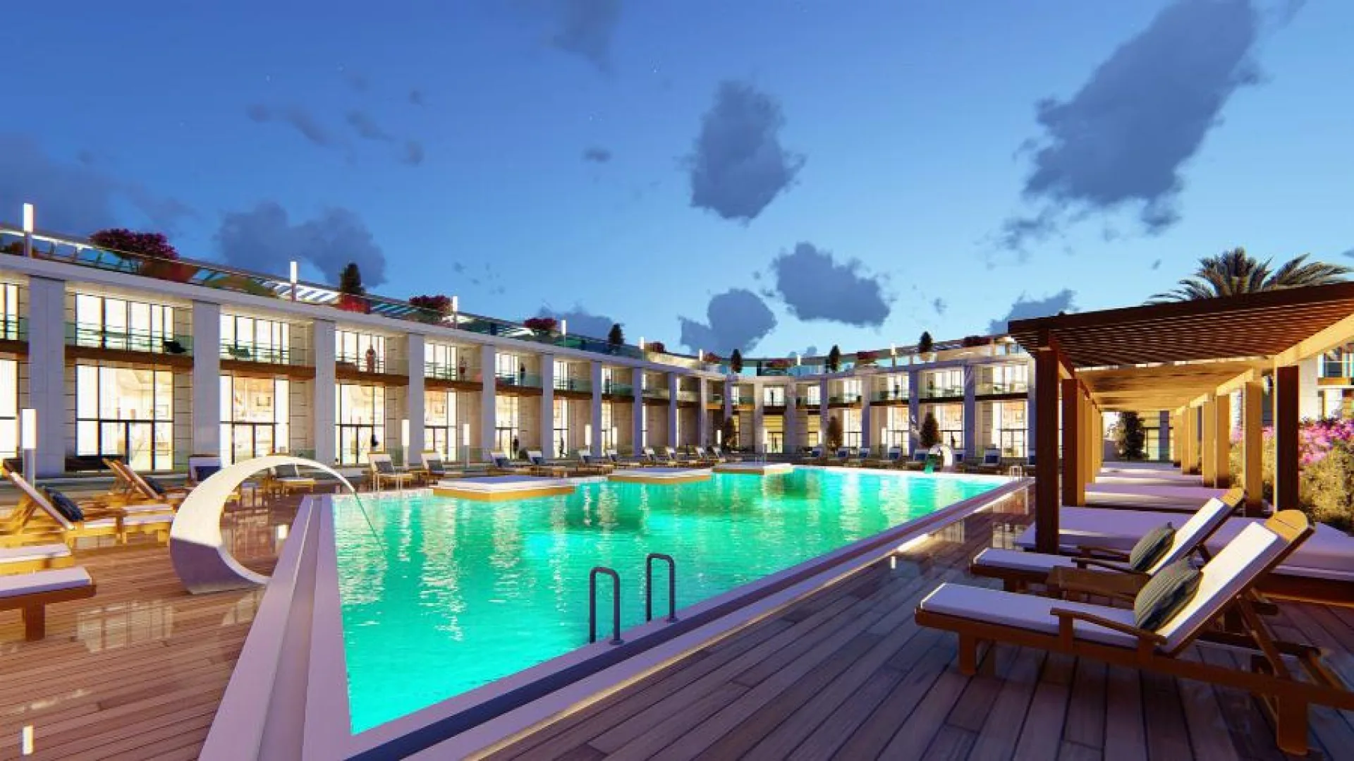 Two Bedroom Duplex Apartments in Lapta