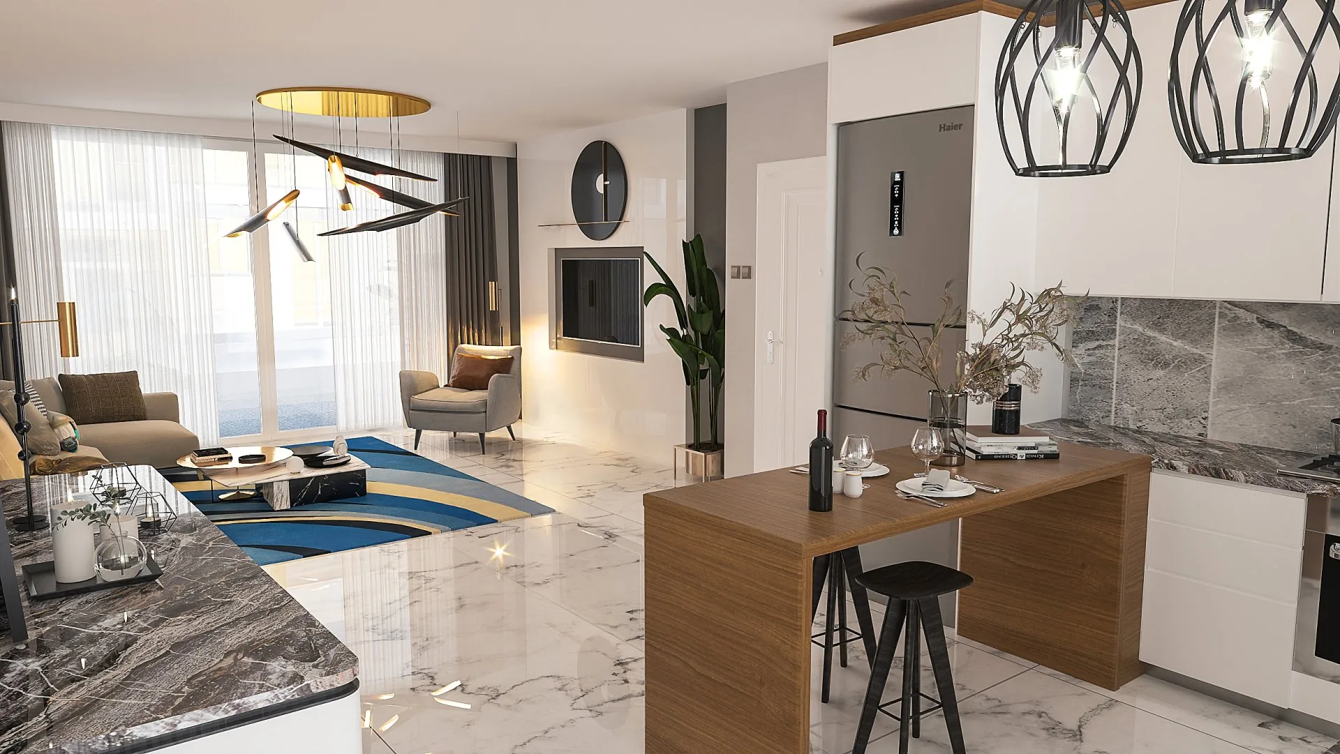 1 Bedroom Garden Apartment
