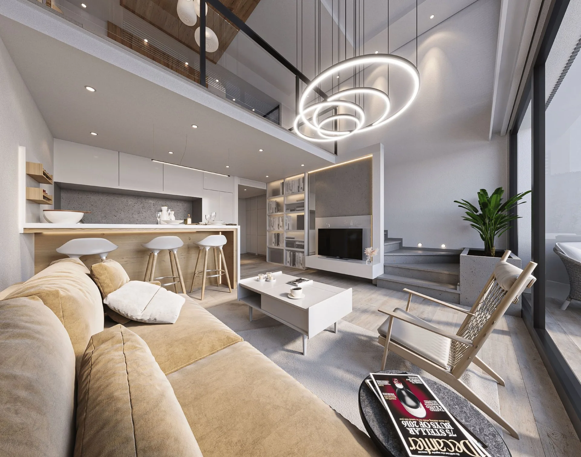 1 Bedroom Garden Loft Apartment
