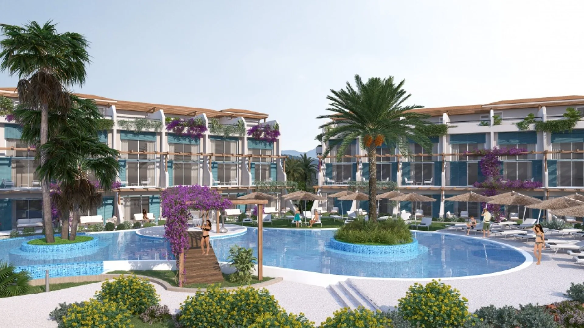 1 Bedroom Garden Apartment near Golf