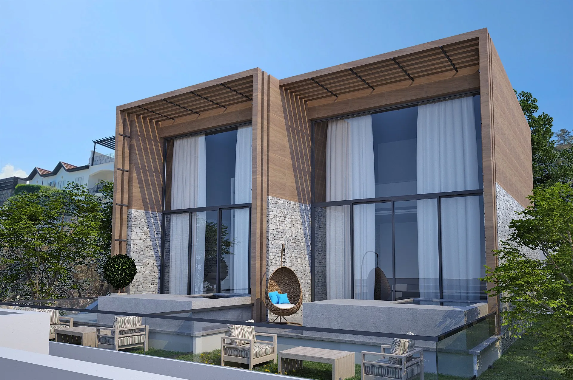1 bedroom mini Villa with suburb Mediterranean view