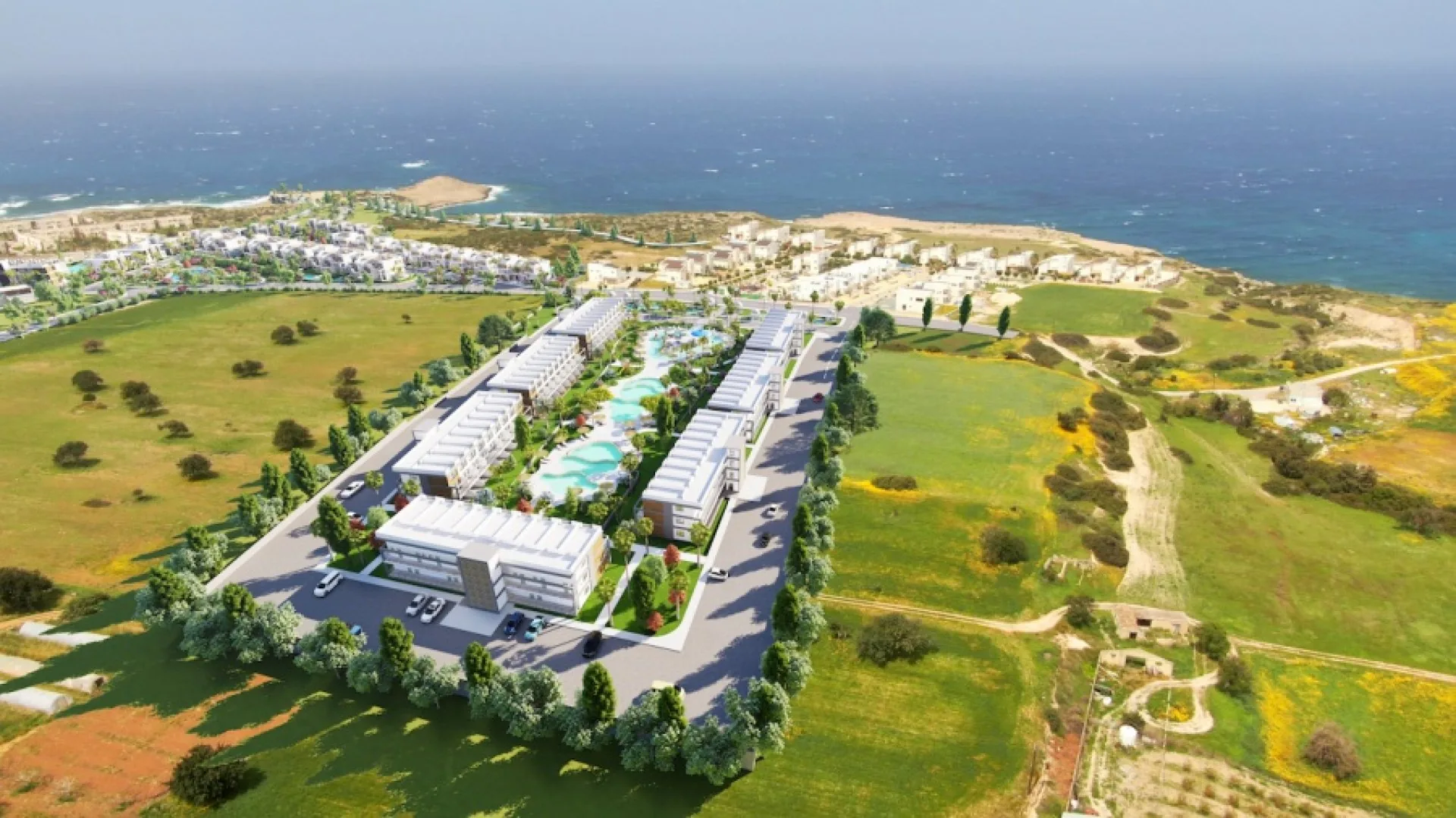 Sea front garden duplex apartment with 2 bedroom and direct sea views